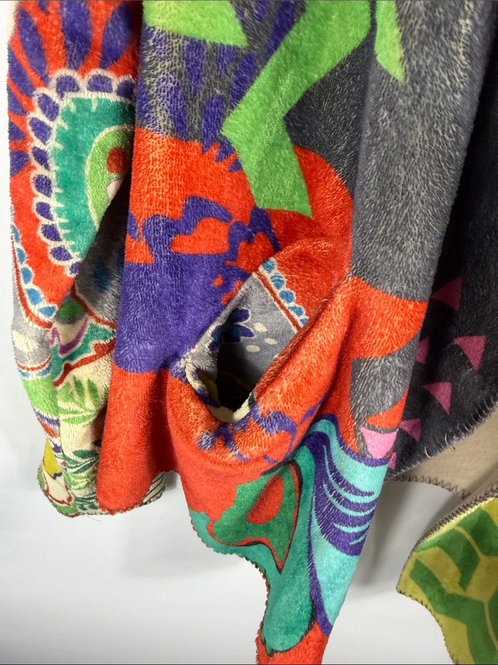 Johnny Was Peace Love Cozy Sherpa Hoodie Jacket. Boho. Womens Soze S. Floral - Picture 7 of 8